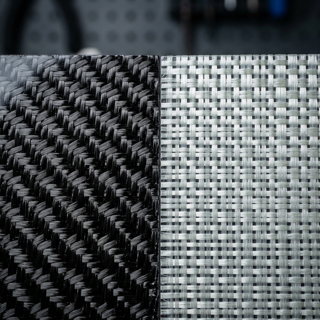 Fibre weaves and resin detailing